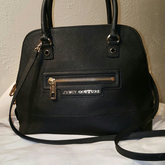 Juicy Couture Handbags - ❤SOLD❤Juicy Couture Beautiful Black w/Pink lining