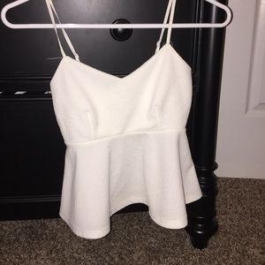 Baby fit peplum tank