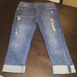 ELLE SKINNY BOYFRIEND DENIM CAPRIS