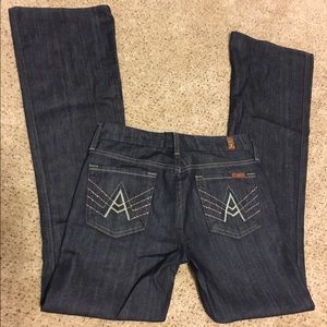 7 for all mankind A pocket boot cut jeans