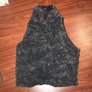 Turtle neck crop top