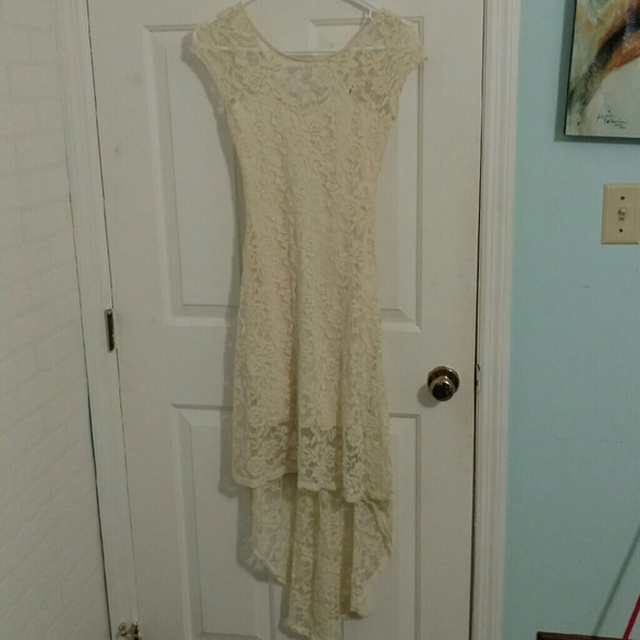 Beautiful ivory lace summer dress small