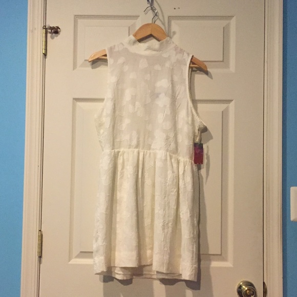 Forever21 Cream Dress (Open Back)