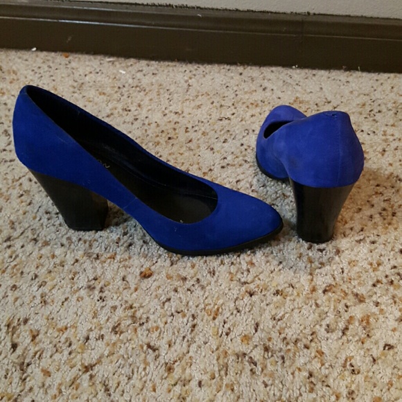 Kenneth Cole Reaction Blue suede shoes! - Picture 3 of 3