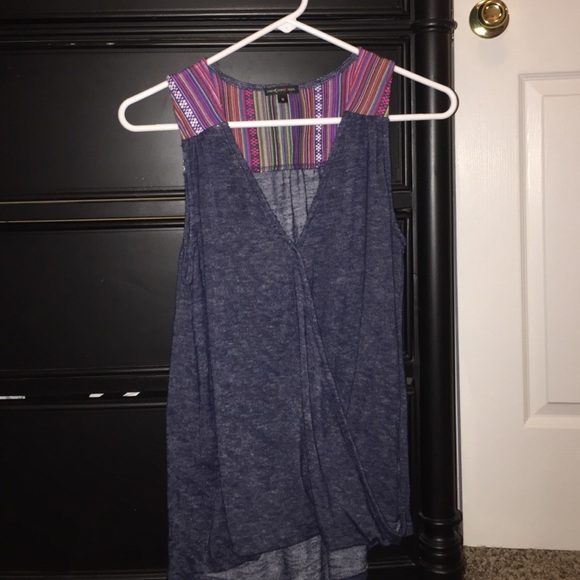 Navy with patterned top tank