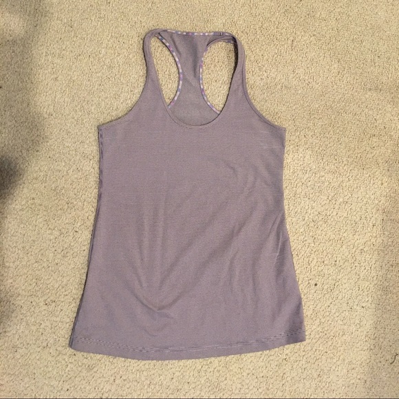 Lululemon Stripe Racerback Tank Top