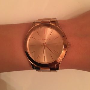 Rose gold Micheal Kors Watch