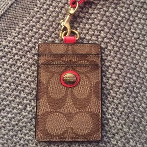 Coach lanyard!
