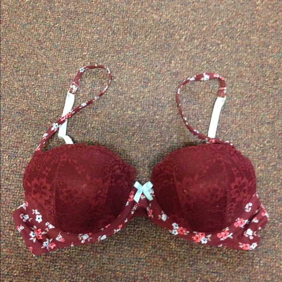 Maroon bra