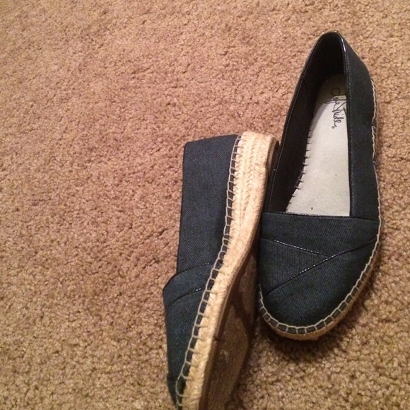 Denim espadrilles