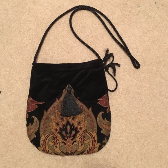 Small half velvet bag!