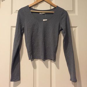 Abercrombie & Fitch Grey Crop Top