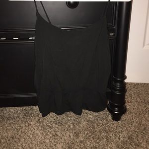 Black tank top