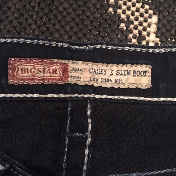 Big star Casey k slim boot low rise fit - Picture 3 of 4