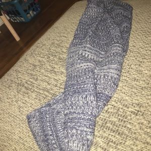 Navy & Grey infinity scarf