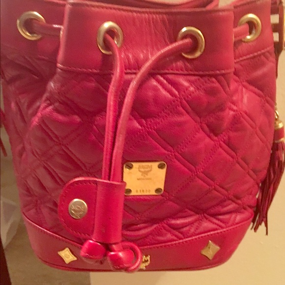 Vintage MCM Bucket Crossbody