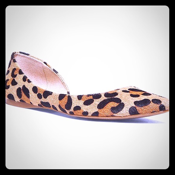 Steve Madden leopard print pointy flats!