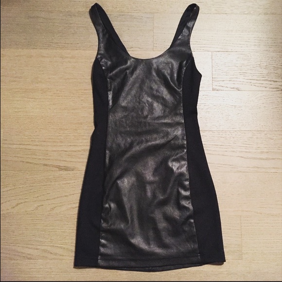 Free people vegan leather dress