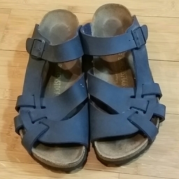 Birkenstock Shoes - BIRKENSTOCK DARK BLUE SANDALS