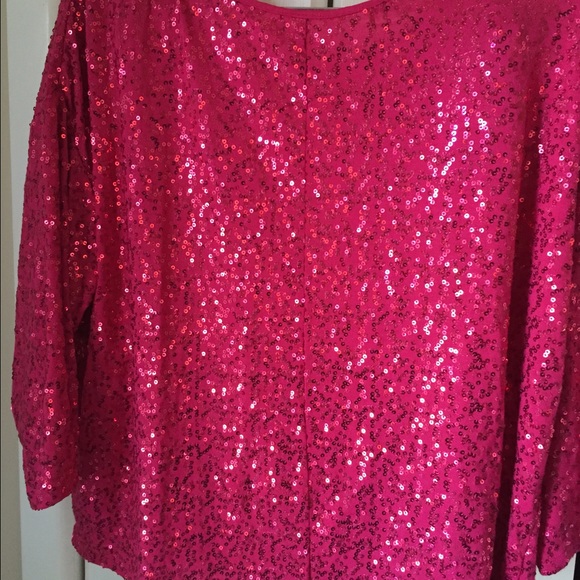 Pink Sequined Top - Picture 3 of 4