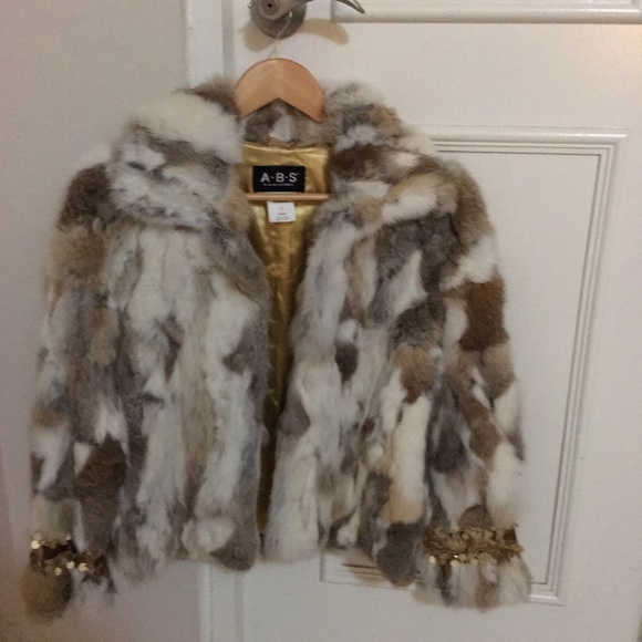 ABS rabbit fur coat