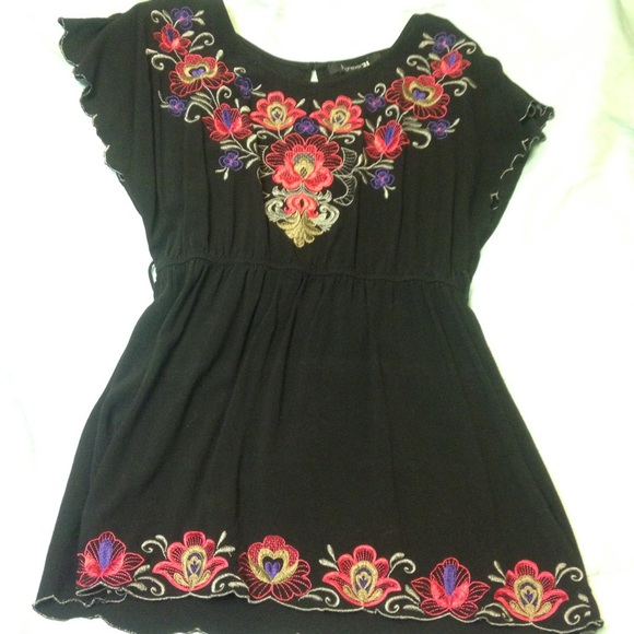Beautiful Embroidered Forever21 Tunic