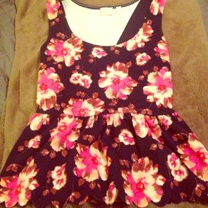 Anthropologie Peplum Blouse