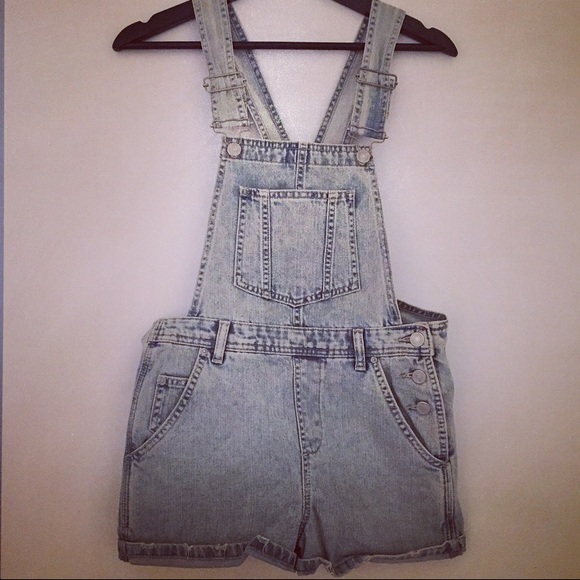 Top shop denim jumper shorts