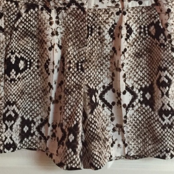 NWT SNAKE PRINT SHORTS