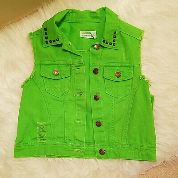 Jackets \u0026 Coats | Bright Green Vest 