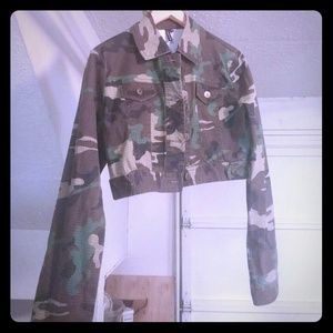 Camo Crop Jacket