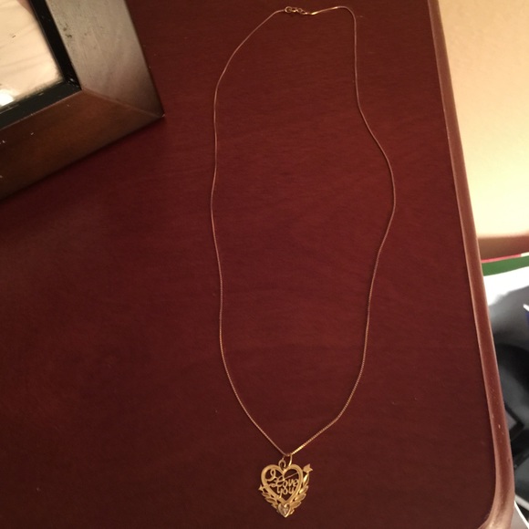 14k pendant and chain - Picture 3 of 3