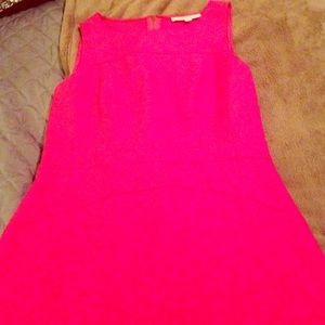 Pink LOFT Fitted Dress