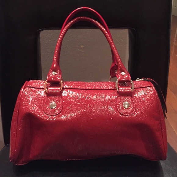 Red Top Handle Bag - Picture 2 of 3