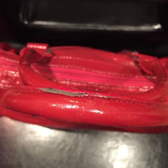 Red Top Handle Bag - Picture 3 of 3