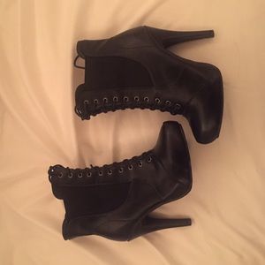 Cute black booties. Rarely worn!