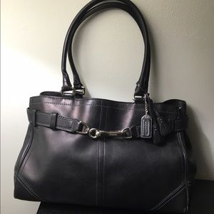 Coach black leather Bag