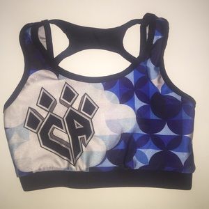 Cheer athletics sports bra
