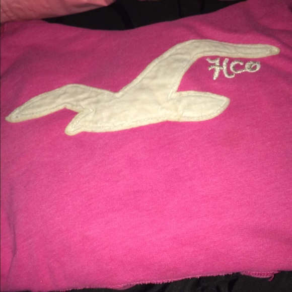 Pink hollister sweatshirt