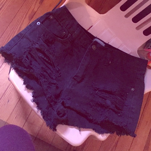 Forever 21 Black High Rise Shorts