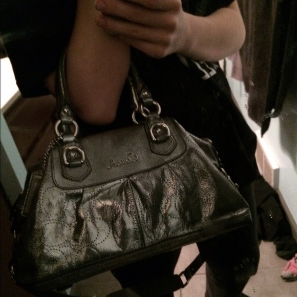 Silver coach purse - Picture 2 of 4