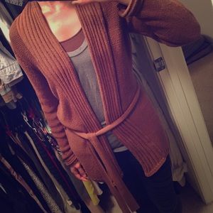 Super comfy brown robe sweater