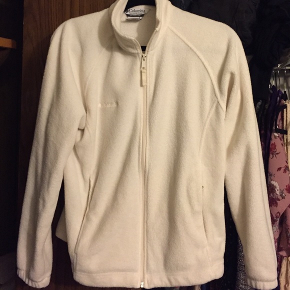 White Columbia fleece