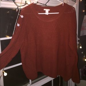 Burnt orange Forever 21 sweater