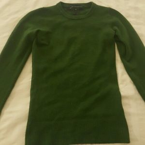 French Connection Green merino sweater