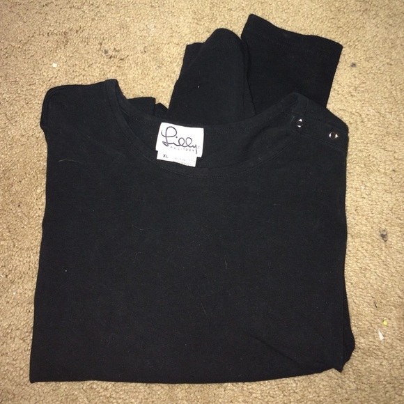 Lily Pulitzer black long sleeve
