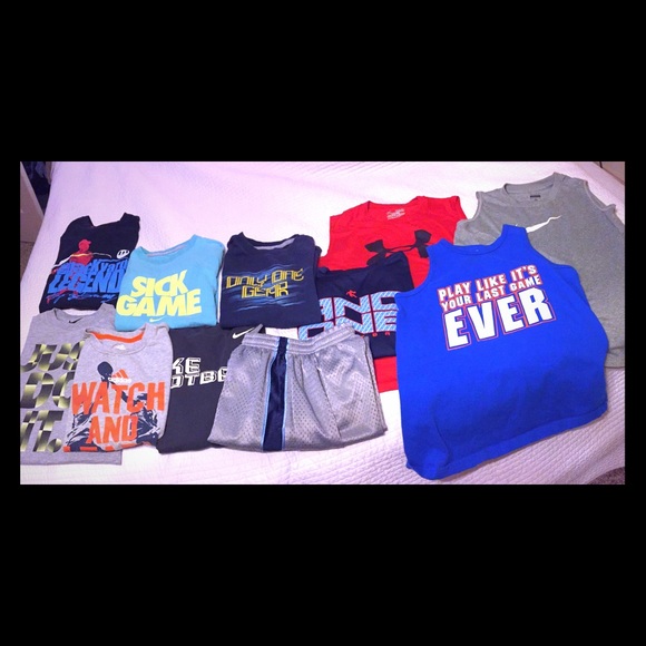 BOYS ATHLETIC LOT #ADIDAS #NIKE #UA
