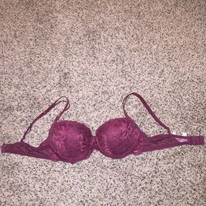 VS PINK The Date Lace Push Up Bra