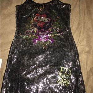 Edhardy sequin dress