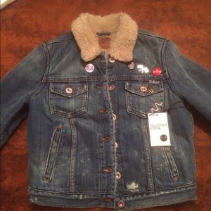 Joey Shearling Cropped Jacket